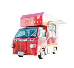 都内最大面積を誇るいちごランドのブランド化